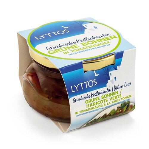 LYTTOS Griechische Köstlichkeiten, grüne Bohnen in Tomatensauce