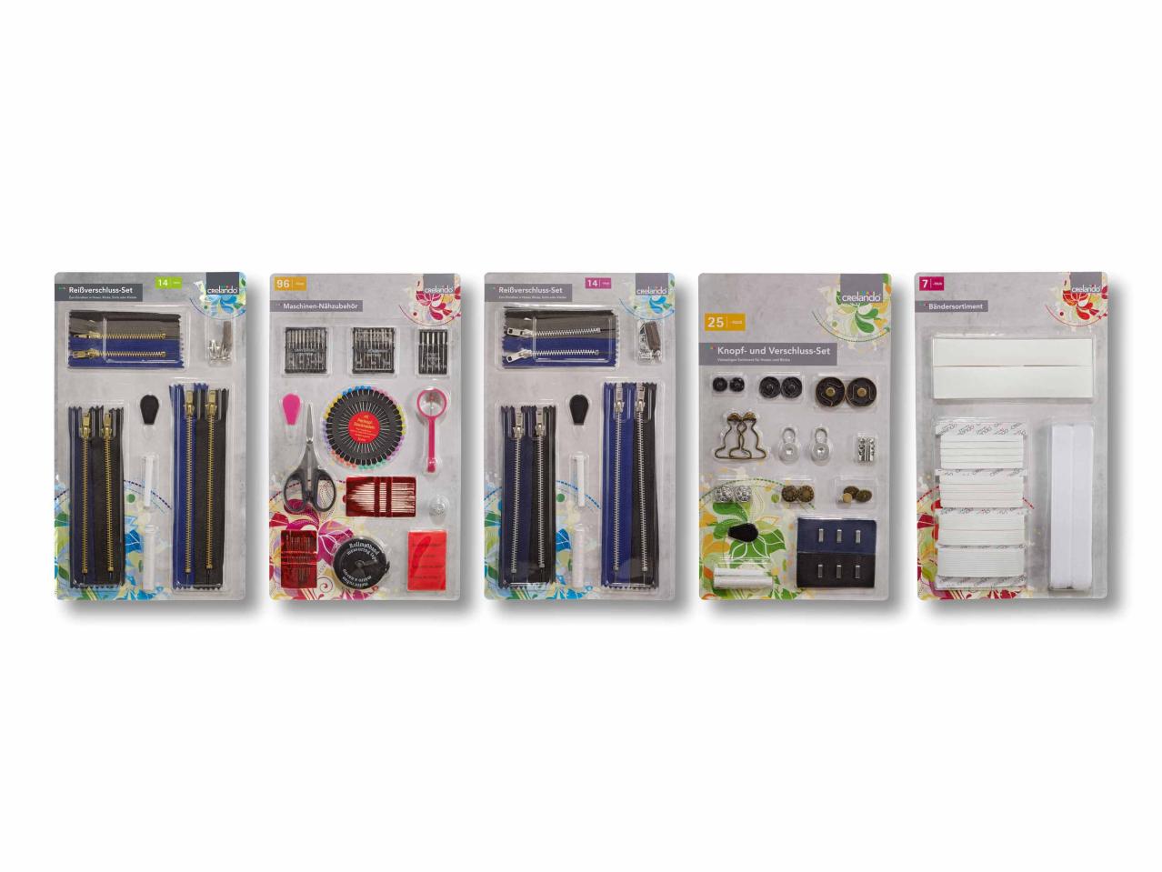 Assortiment de rubans/ accessoires de couture