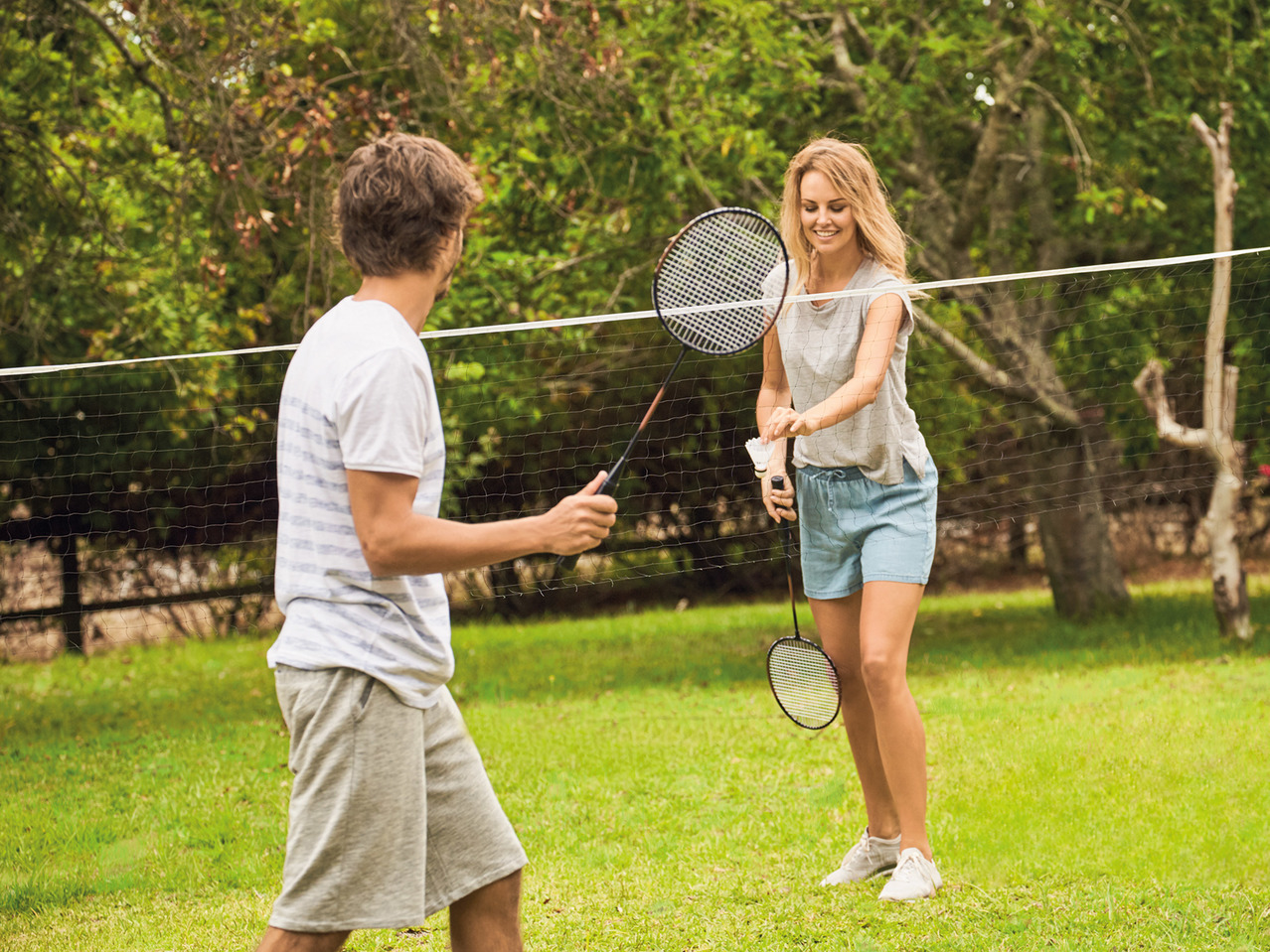 Crivit Badminton Set1