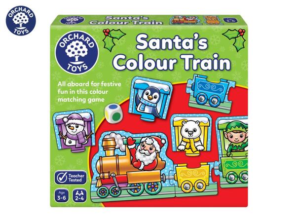 Orchard Toys Santa's Colour Train Mini Christmas Game