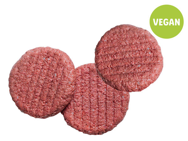 Frische vegane Burger-Patties