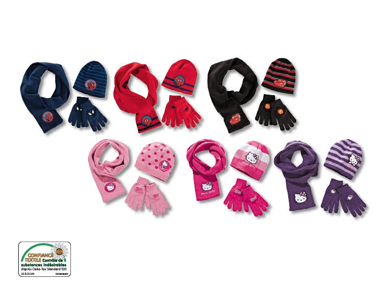 Set d'accessoires hiver, 3 pièces