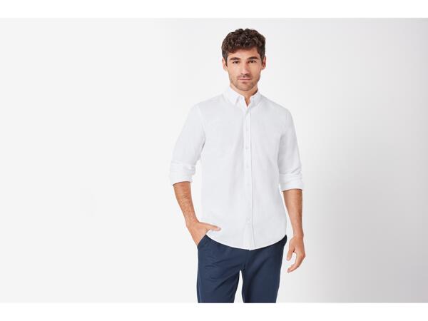 Men's linen-blend shirt