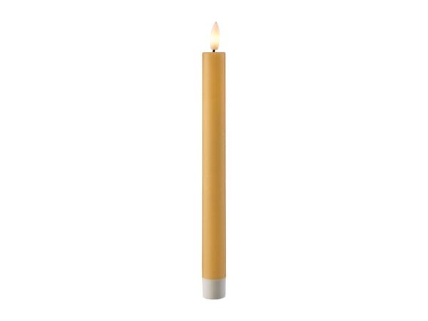 Livarno Home LED Real Wax Candles - 2 Pack - Yellow