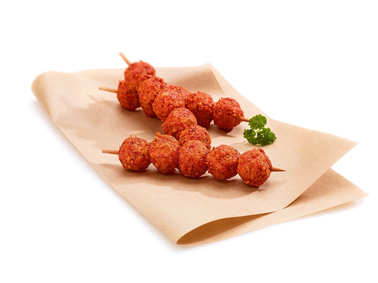 Minigehaktbalbrochette