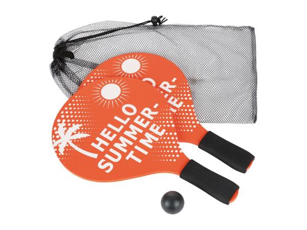 Crivit Orange Beach Bat & Ball Set