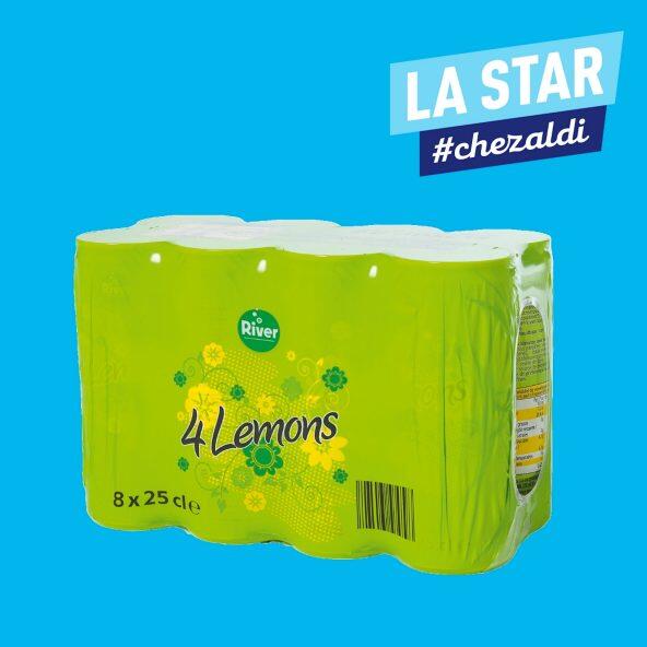 RIVER(R) 				Limonade 4 lemons, 8 pcs