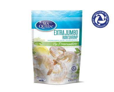 Sea Queen Extra Jumbo EZ Peel Raw Shrimp