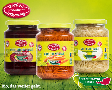 ZURÜCK ZUM URSPRUNG Österr. Bio-Salat im Glas