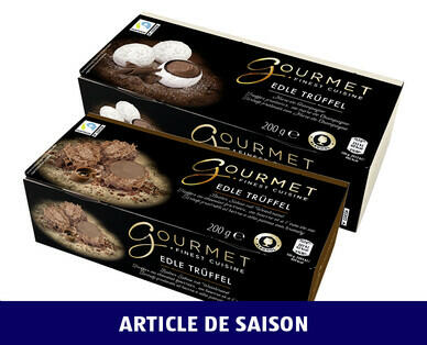 GOURMET 
 TRUFFES AU CHOCOLAT