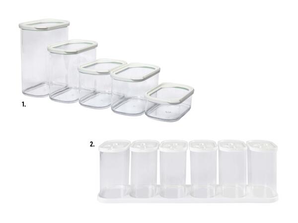 Set de boîtes à provisions/​à épices