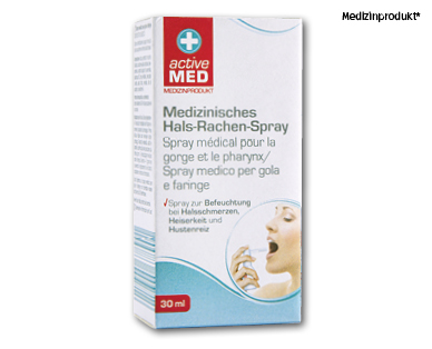 ACTIVE MED Medizinisches Hals-Rachen-Spray