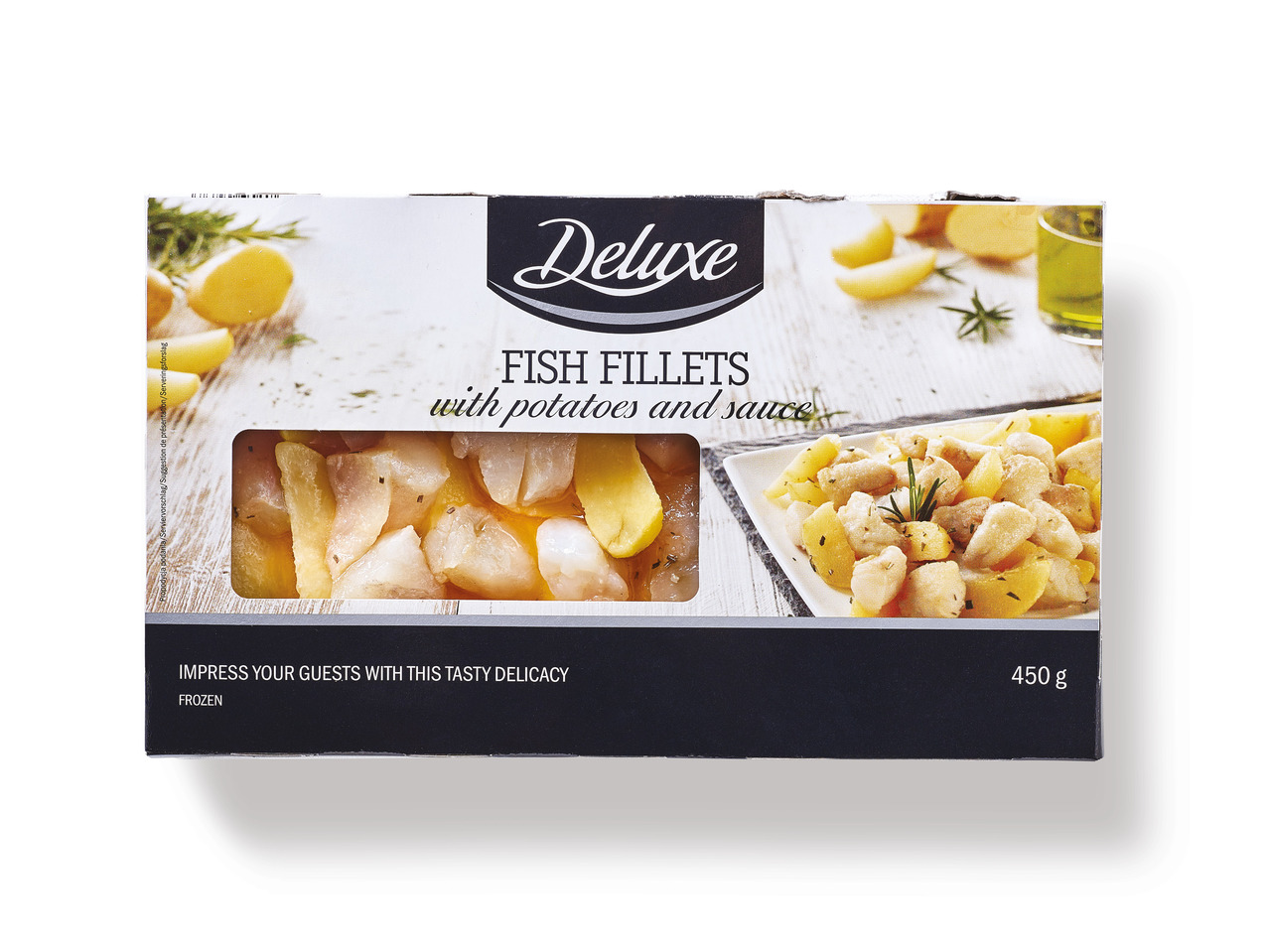 Færdigret med fisk
