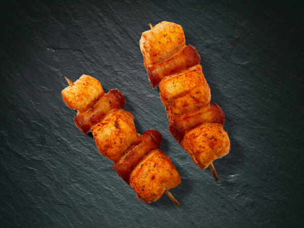 Brochettes de blancs de poulet