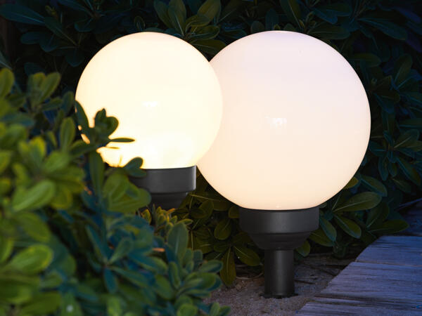 LED-Solar-Kugelleuchte, Ø ca. 15 cm