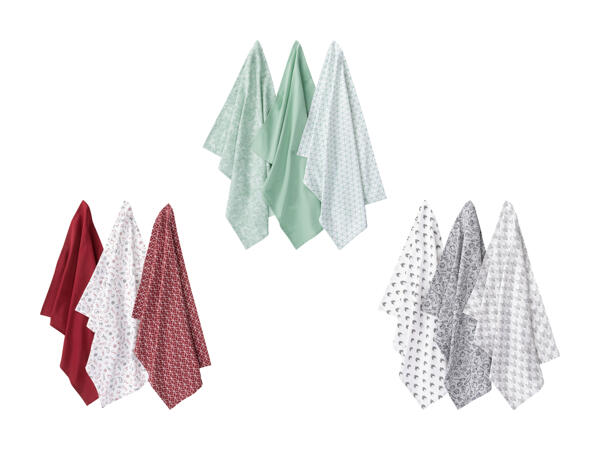 Linges de cuisine, 3 pièces