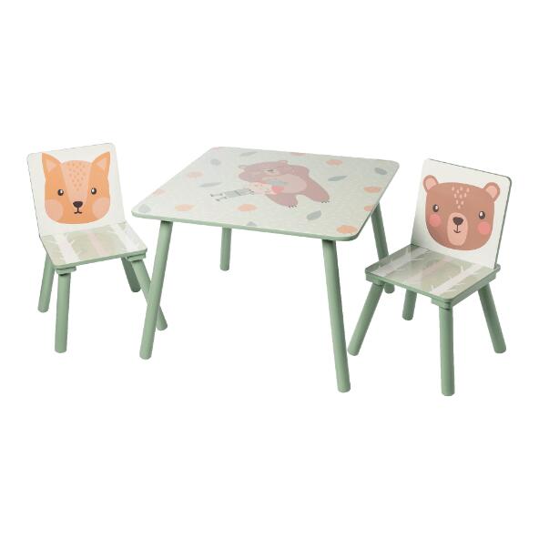 HOME CREATION(R) 				Tisch mit 2 Stühlen für Kinder