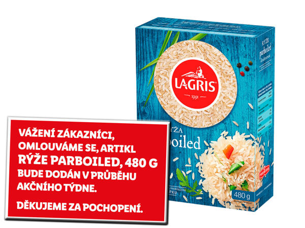RÝŽE PARBOILED
