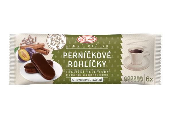 PERNÍČKOVÉ ROHLÍČKY S POVIDLOVOU NÁPLNÍ