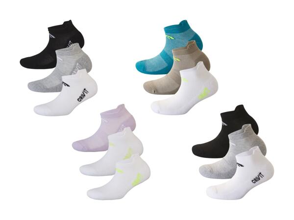 CRIVIT(R) Sneakersstrømper 3-pak