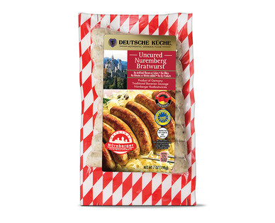 Deutsche Küche Nuremberg or Nuremberg Reduced Fat Bratwurst