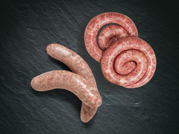 Saucisse paysanne à rôtir/​escargot de saucisse à rôtir