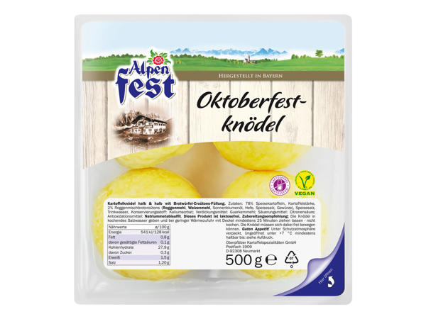 ALPENFEST Oktoberfestknödel