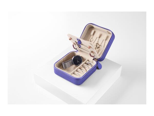 Esmara Purple Travel Jewellery Box