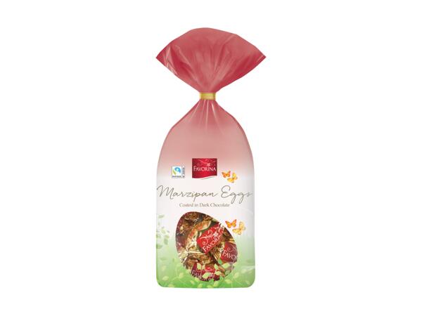 Marsipanägg i choklad