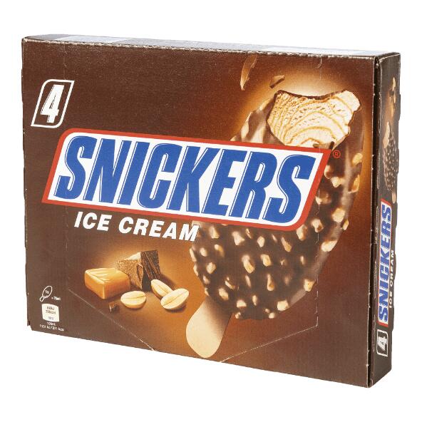 SNICKERS(R) 				Bâtonnets glacés, 4 pcs