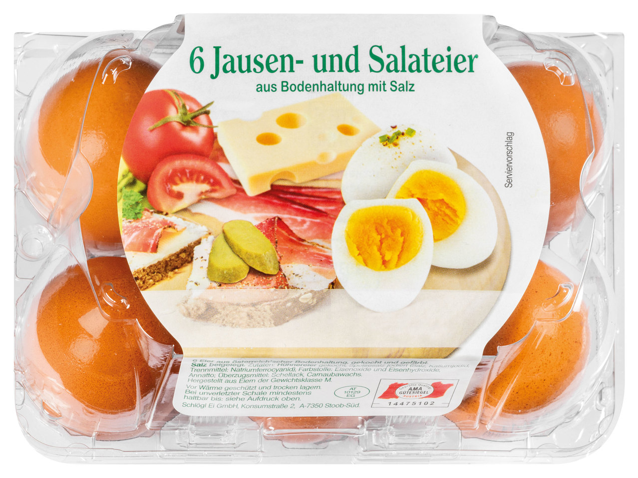 Jausen- und Salateier
