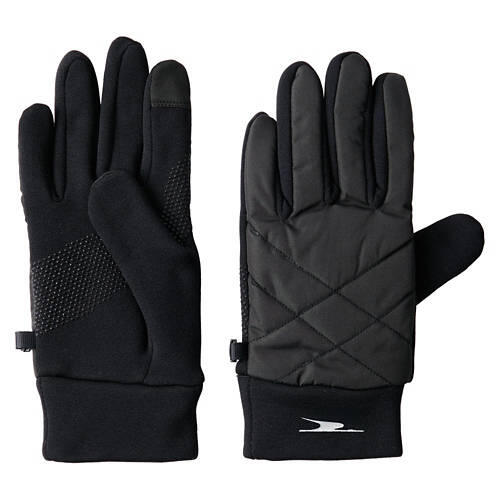 Men's Hybrid Gloves - Black, XL