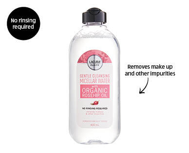 Gentle Cleansing Micellar Water with Organic Rosehip Oil 400ml