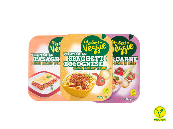 Vegetariska färdigrätter