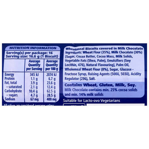 Milk Chocolate Digestives 266g