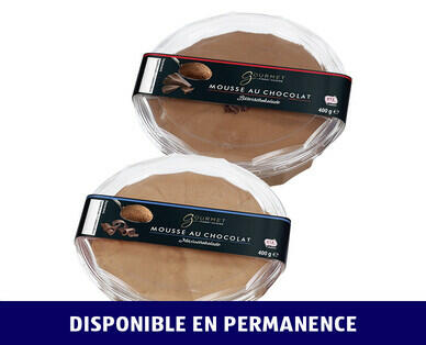GOURMET 
 MOUSSE AU CHOCOLAT
