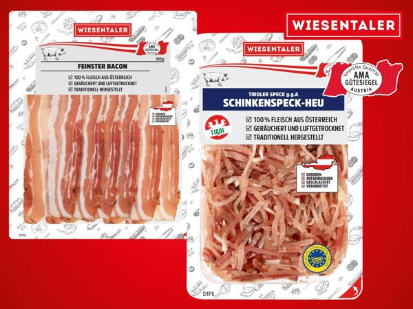 Tiroler Speck oder Bacon