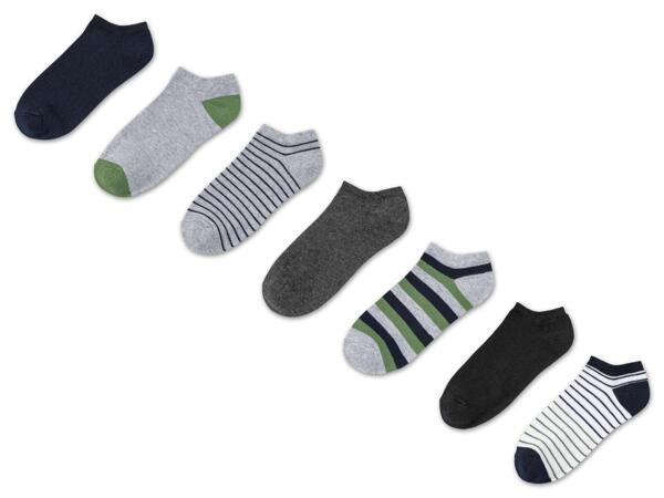 Kinder Sneakersocken, 7 Paar