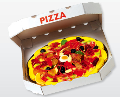 Pizza di caramelle gommose alla frutta LOOKOLOOK