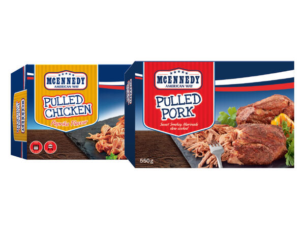 Pulled chicken/ pulled pork