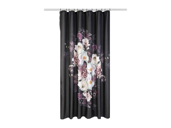 Livarno Home Black Shower Curtain