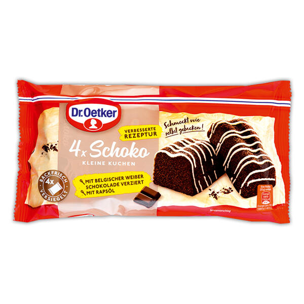 4 kleine Rührkuchen