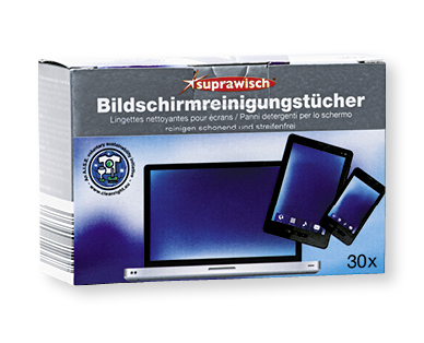Lingettes nettoyantes pour écrans SUPRAWISCH(R)