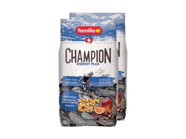 Muesli Champion Energy Plus familia