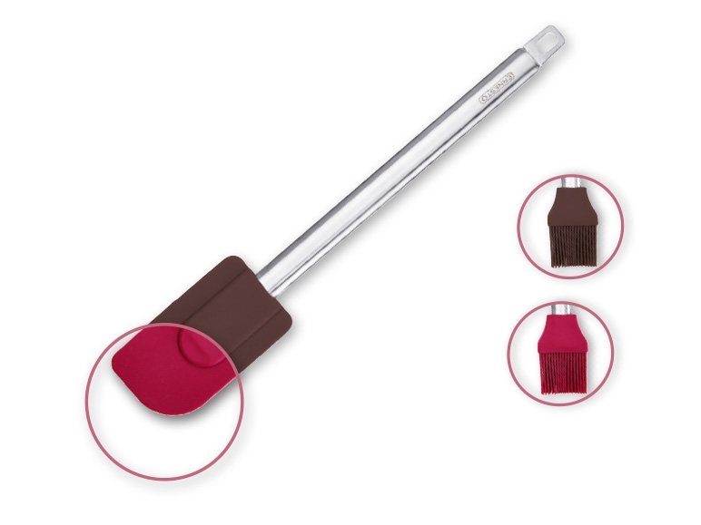 Ernesto(R) Silicone Baking Brush & Spatula Set