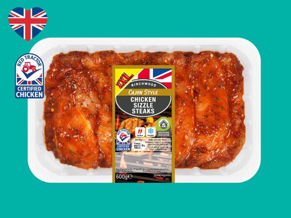 Birchwood Cajun Style British Chicken Sizzle Steaks Lidl Great