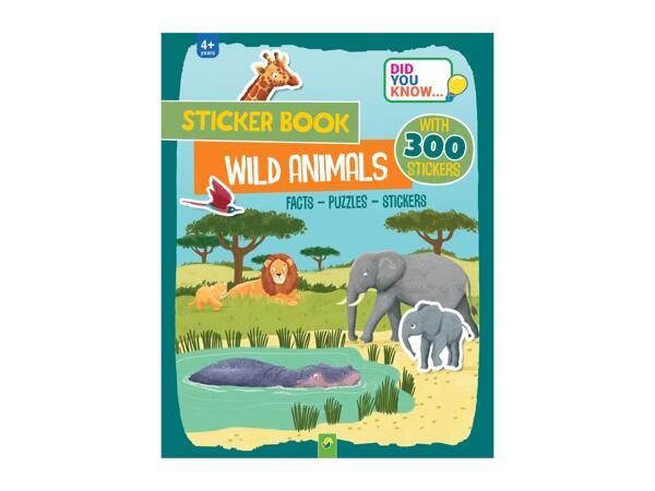 Kids' Educational Sticker Book Assortment