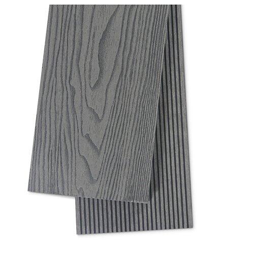 HOME DELUXE Terrassendielen SAMANA PREMIUM Komplettset (inkl. Unterkonstruktion) anthrazit 10m²