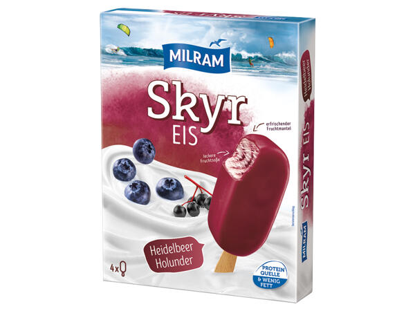 Skyr Eis Heidelbeer Holunder
