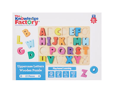 Wooden Counting or Alphabet Puzzles